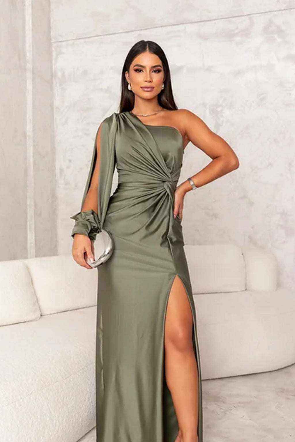 Lucia™ Satynowa sukienka